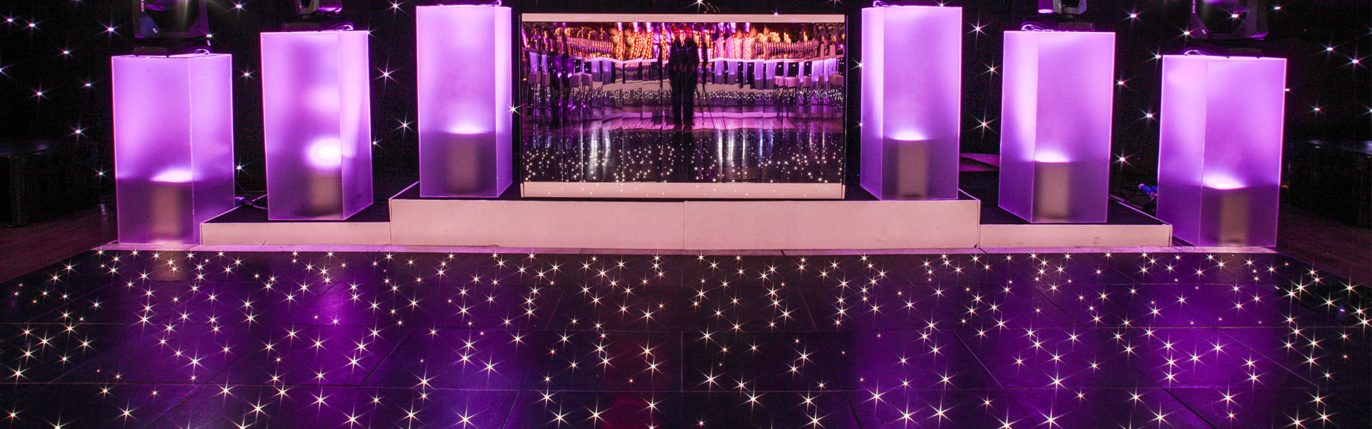 Bespoke Black and White Dance floor