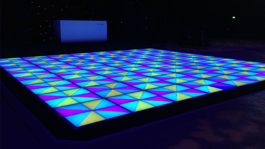 Illuminated Dance Floor Hire from Albert Hall Dancefloors